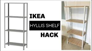 ikea hyllis shelf hack youtube shelves ikea ikea shelf hack