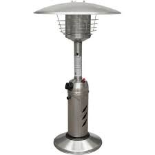 Enhance Your Outdoor Dining Or Lounging Area With Hanover S Delightful Mini Umbrella Tabletop Heate Tabletop Patio Heater Propane Patio Heater Gas Patio Heater