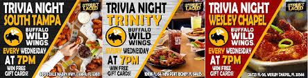 Heat in deep fryer or deep,. Buffalo Wild Wings Adds 3 More Street Laced Trivia Nights South Tampa Wesley Chapel Trinity Street Laced Marketing And Promotions
