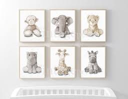 Nursery Animal Print Safari Nursery Print Baby Animal Etsy Nursery Animal Prints Safari Wall Art Safari Nursery Prints