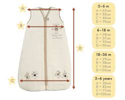 Size Chart Baby Sleeping Bag Baby Sewing Baby Pillows