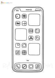 To get the iphone's screen to automatically adjust its colour balance and temperature to match the ambient light in the room, head to control centre and. Iphone Coloring Pages Free Printable New Images