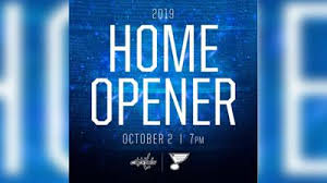 #vote #efa2019 #opener2019 #europeanfestivalawards i can finally share something i've been working on for a past few months in july there was #opener2019, the. Blues To Host Capitals In 2019 2020 Home Opener News Headlines Kmov Com