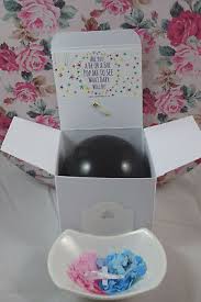 • pop a gender reveal balloon filled with either pink or blue confetti. Gender Reveal Confetti Balloon Pop Box Baby Girl Boy Baby Shower Pink Or Blue Ebay