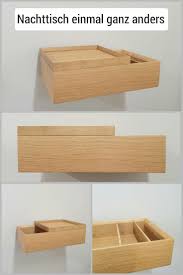 Nachttisch Anders Und Aus Massiver Eiche Nachttisch Zum Einhangen Nachttisch Moderne Nachttische