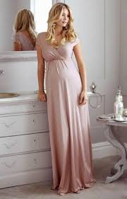 Francesca Maternity Maxi Dress Blush Maternity Wedding Dresses Evening Wear And Party Clothes By Tiffany Rose Vestidos Roupas Para Gravidas E Look Para Gravidas