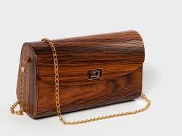 Wooden Bag Iron Wood Wooden Bag Bags Wooden Purse