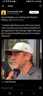 I hope Roman Wilson plays good this year so I can stop calling him a bum