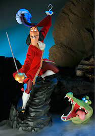 It Looks Like Croc Is About To Get Up Close And Personal With Hook Peter Pan Disney Captain Hook Peter Pan