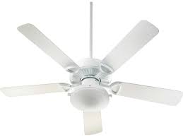 Quorum International Estate Patio White 52 Inch Outdoor Ceiling Fan With Light Qm143525906
