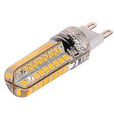 1pc 6pcs 10 Watts Silicone Coated G9 LED Light Bulb 360 Degree Dimmable G9  Light Bulb 60w Equivalent 72pcs Epistar SMD 3014 LED G9 AC220V 4408196 2021  – $4.67