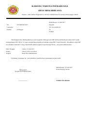 Contoh surat undangan rapat dinas kesehatan yang resmi dan benar. Surat Undangan Karang Taruna Docx Karang Taruna Patrabuana Desa Mekarbuana Alamat Jalan Raden Panglurah No 68 Desa Mekarbuana Kecamatan Panawangan Course Hero