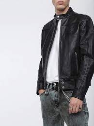 Diesel Leather Jackets 0daoi Black S Leather Jacket Leather Jackets Online Jackets
