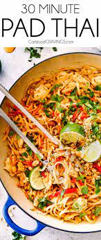 Best Ever Chicken Pad Thai Video With Pantry Friendly Ingredients