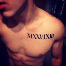 69 Imagens de Tattoos de Números Romanos LINDAS!