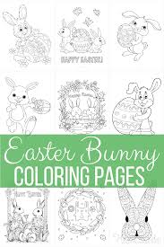 These printable (diy) party game is perfect for your upcoming easter party. 42 Easter Bunny Coloring Pages For Kids Adults Free Printables