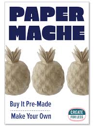 The messier you get, the better. Paper Mache Pre Made And Making Your Own Createforless