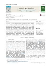Pdf The Feminist Views A Review