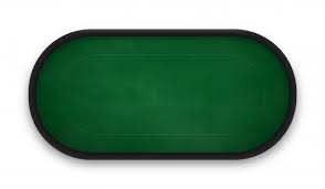 Poker Table Made Of Green Cloth Isolated On White Background Poker Table Poker Casino Card Game