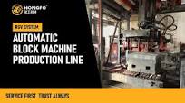 HF Machinery Fully Automatic Production Line With RGV  System#blockmakingmachine