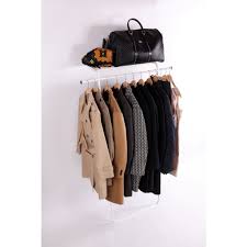 Leaning slim coat hanger wall bamboo leaning garment rack garment racks clothing rack. Idee Leaning Garment Rack With Shelf On Sale Overstock 9410112