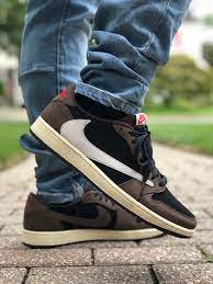 Although travis scott's air jordan 1 cactus jack is currently enjoying its moment in the sun, it may be usurped by another covetable scott sneaker. Travis Scott Cactus Jack Jordan 1 Low I Definitely Prefer 1 Highs Aesthetically But It S Nice To Be Able To Just Slip My Foot In And Be Done With It Sometimes Sneakers