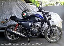 Modifikasi honda cb150 verza satu ini memang sangat unik, sang modifikator memiliki konsep bergaya negeri ratu elisabeth namun tempo dulu banget, maka jadil. Modifikasi Honda Verza Retro Classic Saiisoku Com