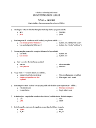 We did not find results for: Soal Pilihan Ganda Dan Essay Soal Pwpb Dan Pbo I Kelas 11