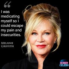 Melanie Griffith Griffith hit a rough patch and battled addictions to  alcohol and cocaine. 2015 Melanie posted