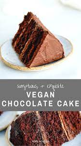 Vegan 3 Layer Chocolate Birthday Cake Mimi Newman Recipe Vegan Chocolate Dessert Recipes Easy Vegan Baking Recipes