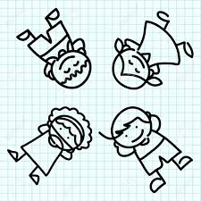 We have several different sizes of graph paper to choose from with different orientations. Kids Hand Draw Cartoon On Blue Graph Paper Royalty Free Cliparts Vectors And Stock Illustration Image 16138657