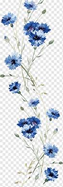 Flower Wall Decal Watercolor Orchid Blue Cornflowers Painting Free Png In 2020 Free Watercolor Flowers Flower Png Images Pink Floral Painting