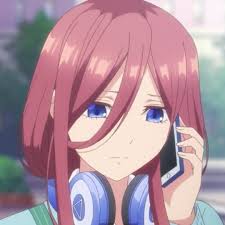 75 gambar anime senyum dibalik sedih hd gambar pixabay. Go Toubun No Hanayome Nakano Miku Anime Kawaii Gadis Anime Anime Estetika