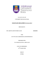 In the constitution of kenya. Doc Solid Waste Management In Malaysia Azrynna Azani Academia Edu