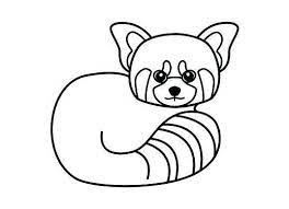 Baby Red Panda Coloring Page Panda Coloring Pages Red Panda Cartoon Red Panda Baby