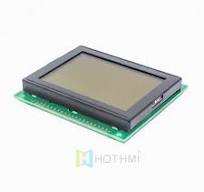 3-inch 128x64 Graphic LCD Module | Monochrome LCD Display ...
