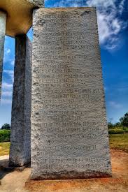 No other book, magazine article, youtube, or website comes even remotely close to. Georgia Guidestones Spanish Side Mapio Net