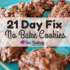 21 Day Fix No Bake Cookies Recipe In 2020 21 Day Fix Snacks 21 Day Fix Breakfast 21 Day Fix Meals