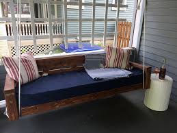 I used ana white's pattern. Diy Hanging Daybed Part 2 And Then We Tried