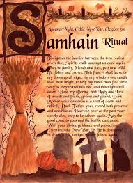 Rituals And Ceremonies Samhain Ritual Samhain Halloween Samhain