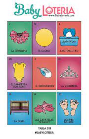 Baby Loteria Spanish Kid Friendly 30 Calling Cards 25 Etsy In 2021 Mexican Baby Shower Taco Baby Shower Modern Baby Shower Games
