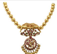 Fettero women moon necklace hammered coin full karma circle new crescent moon phase pendant dainty chain minimalist simple boho jewelry mother's gift. Mogappu Gold Ball Necklace à¤¸ à¤¨ à¤• à¤¹ à¤° In Mylapore Chennai Nac Jewellers Pvt Ltd Id 10392830062