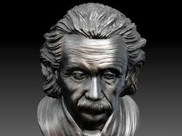 Albert Einstein Sculpture 3d Model Albert Einstein Einstein 3d Model