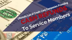 Have questions about your gift card? 13 Credit Card Companies That Provide Cash Refunds To Service Members Under The Scra Military Guide