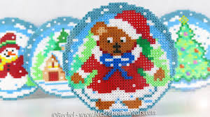 Pas souvent intuitif de bien faire… animaux. Boule Nounours Pere Noel En Perles Hama Modele