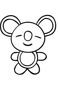 They are all very different. Koya From Bt21 Coloring Page
