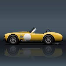 Image result for Canary Yellow 1966 AC Cars