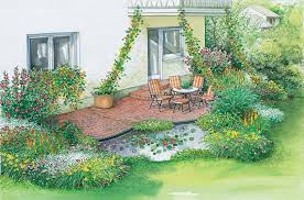 1 Garten 2 Ideen Neues Flair Fur Eine Alte Terrasse Garten Grundriss Moderne Landschaftsgestaltung Landschaftsbau Fur Kleinen Hinterhof