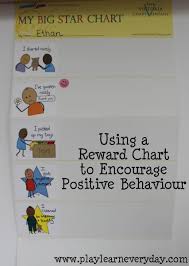 Using A Reward Chart To Encourage Positive Behaviour Play