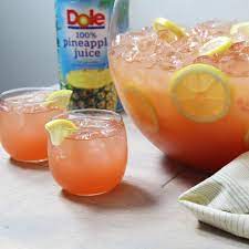 A Delicious Refreshing Fruit Punch To Serve At Birthday Or Summer Barbecues Punch Recipes Bridal Shower Punch Party Punch Recipes